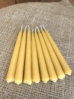 Beeswax 9 “ Tapers case (24 units) and each is per pair (2 units)