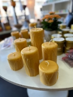 Beeswax 5×3.5 Pillar Drip Candle – 4 units (P5DRIP)