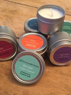 1.7oz Soy Tin Therapeutic Candles New Tin Samplers – all 6 scents!