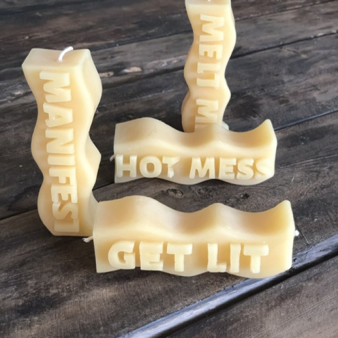 Beeswax Ornamental Candles